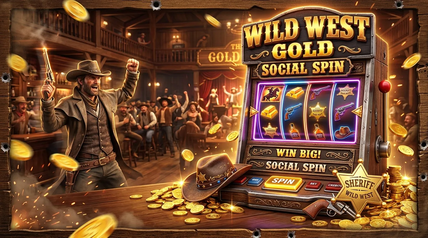 Wild West Gold Social Spin artwork